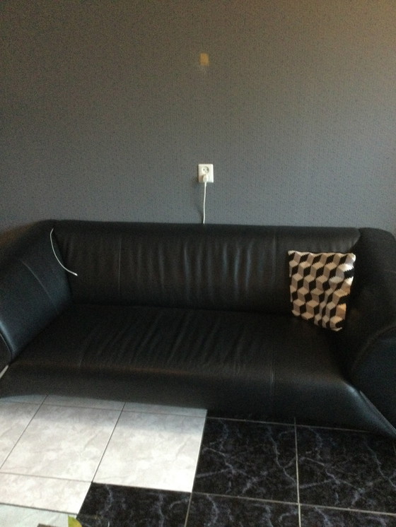 Image 1 of Rolf Benz 3-Sitzer Sofa mit Fußhocker