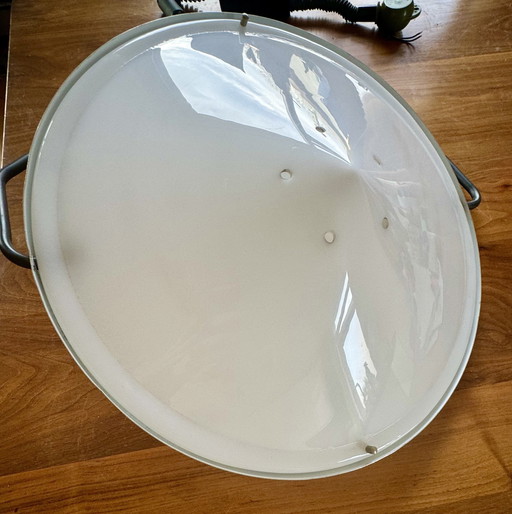 Aluminium und Plexiglas Raak 'Compass' Deckenleuchte