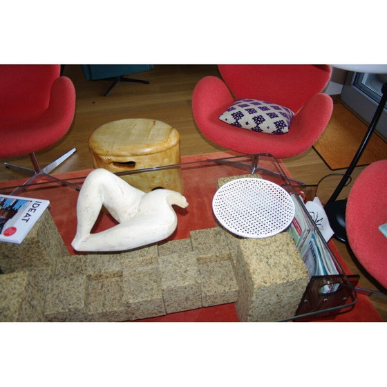 Image 1 of Vintage-Tablett aus perforiertem Metall von M Matégot für Artiméta, 1960