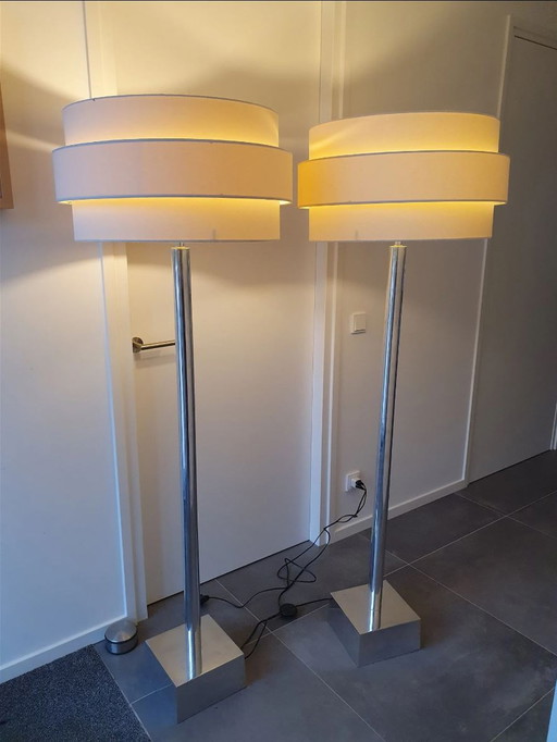 2x Van de Heg Stehlampen