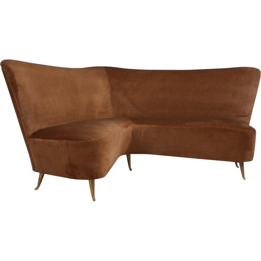 Mid Century Ecksofa von Isa Bergamo, 1950er Jahre