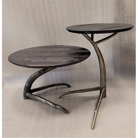 Image 1 of Vintage Couchtisch aus Harz für Roche Bobois, Frankreich