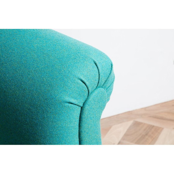 Image 1 of Grünes Sofa aus Wolle und Buche - 1930er Jahre