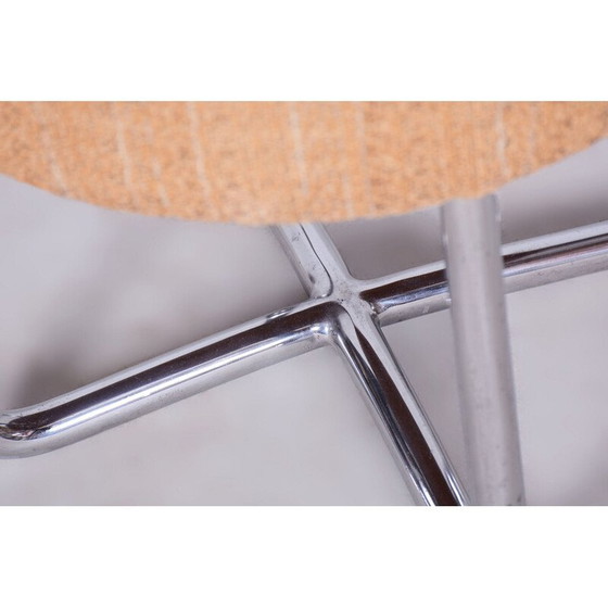 Image 1 of Vintage Bauhaus Hocker aus Chromstahl, Tschechoslowakei 1930