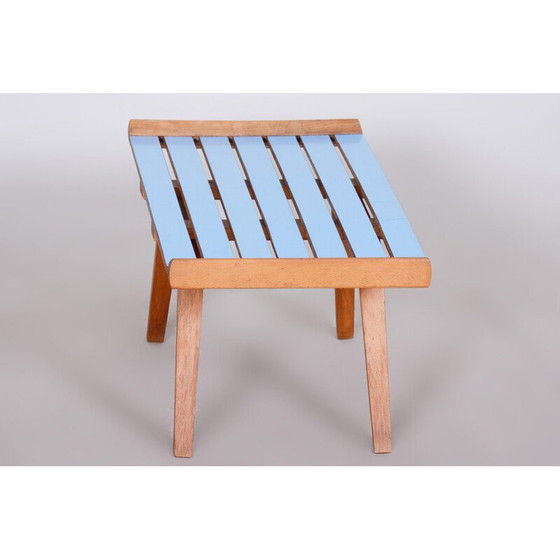 Image 1 of Vintage Beistelltisch aus Buchenholz, Tschechien 1950