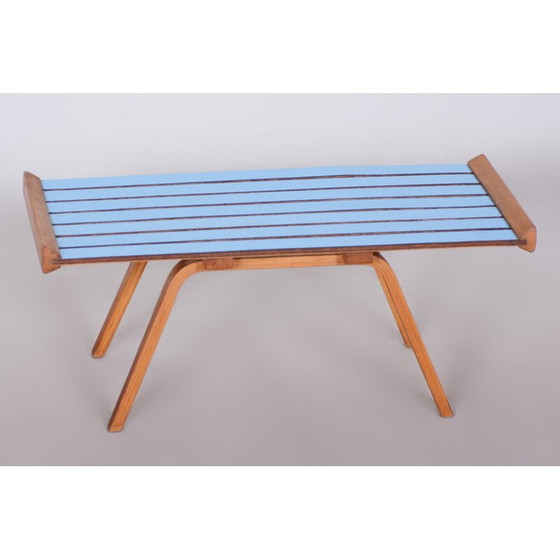 Image 1 of Vintage Beistelltisch aus Buchenholz, Tschechien 1950