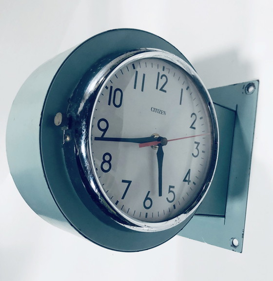 Image 1 of Vintage Recto-Verso-Uhr - Militärische Marine - Citizen 2221 - 1980