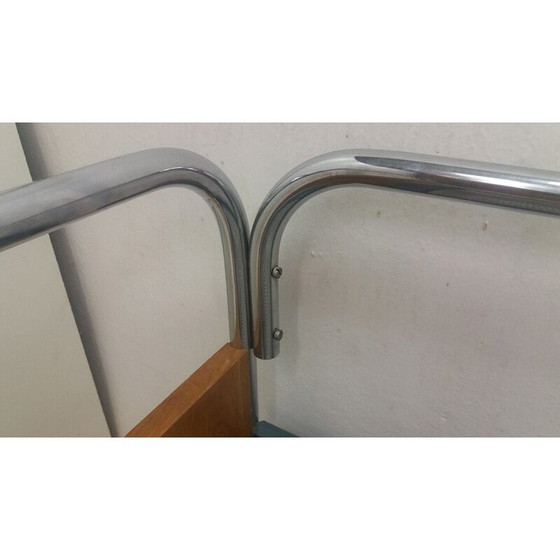 Image 1 of Vintage Sofa 3-Sitzer von Jindřich Halabala Art Deco Tschechoslowakei 1940er Jahre