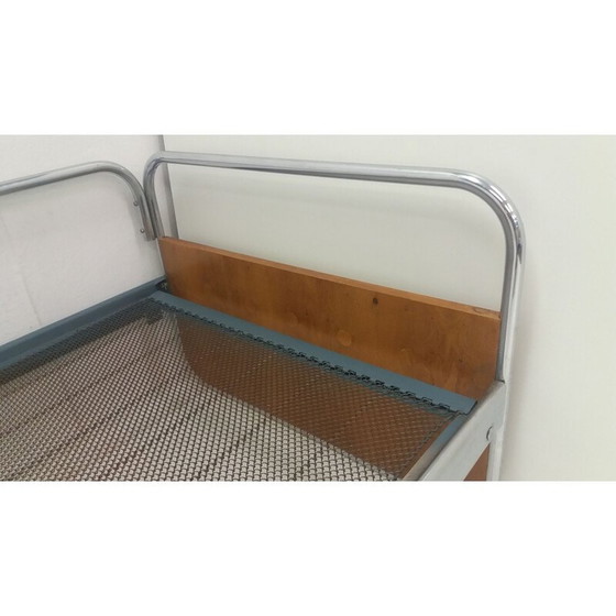 Image 1 of Vintage Sofa 3-Sitzer von Jindřich Halabala Art Deco Tschechoslowakei 1940er Jahre