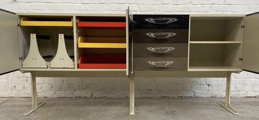 Raymond Loewy Df 2000 Xline Sideboard/Bar Hergestellt von Doubinsky Fréres