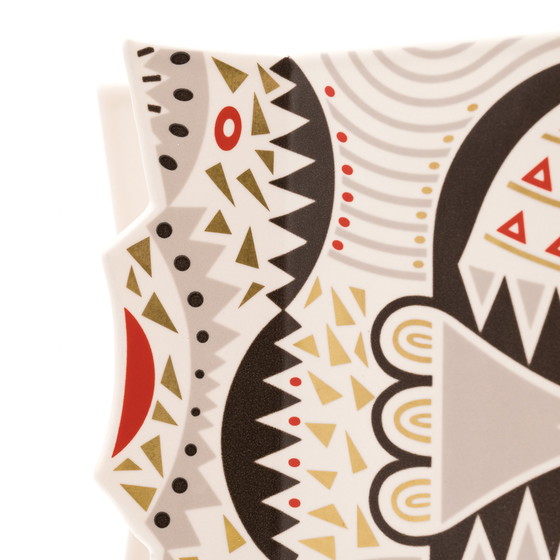 Image 1 of Seltene Laura Fiume Rosenthal Vase Modell Sammlerstück Porzellan Memphis Ära