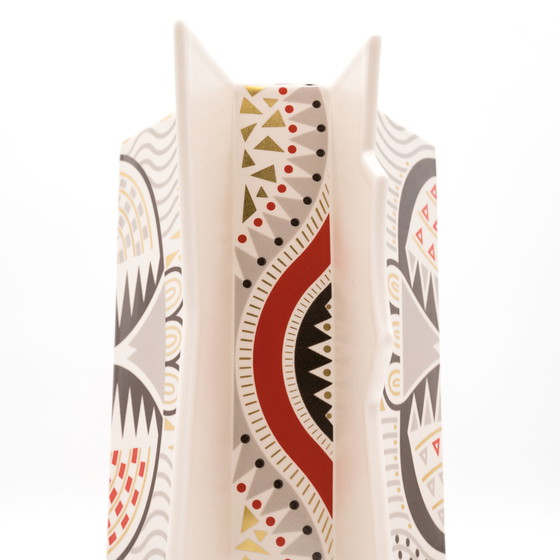 Image 1 of Seltene Laura Fiume Rosenthal Vase Modell Sammlerstück Porzellan Memphis Ära