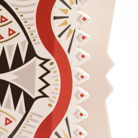 Image 1 of Seltene Laura Fiume Rosenthal Vase Modell Sammlerstück Porzellan Memphis Ära