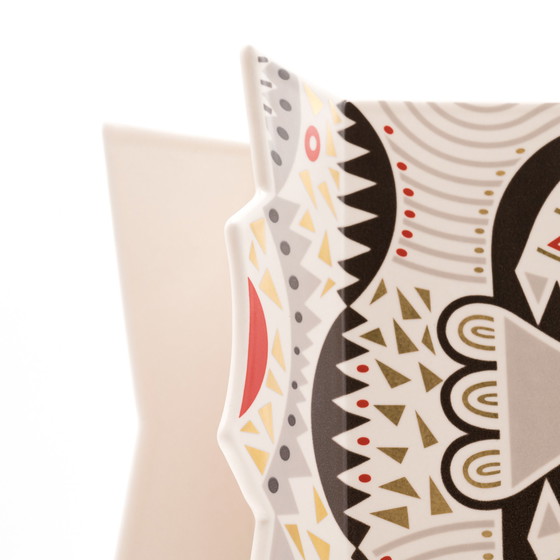 Image 1 of Seltene Laura Fiume Rosenthal Vase Modell Sammlerstück Porzellan Memphis Ära