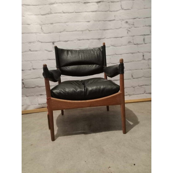 Image 1 of Vintage "Modus" Sessel aus massivem Teakholz von Kristian Vedel für Willadsen Møbelfabrik, 1960