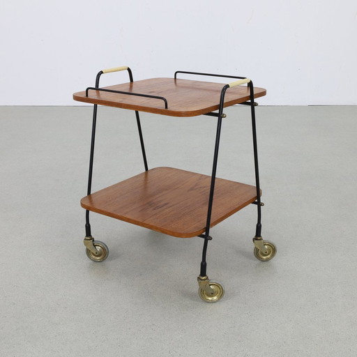 Vintage Servierwagen Teak 1960