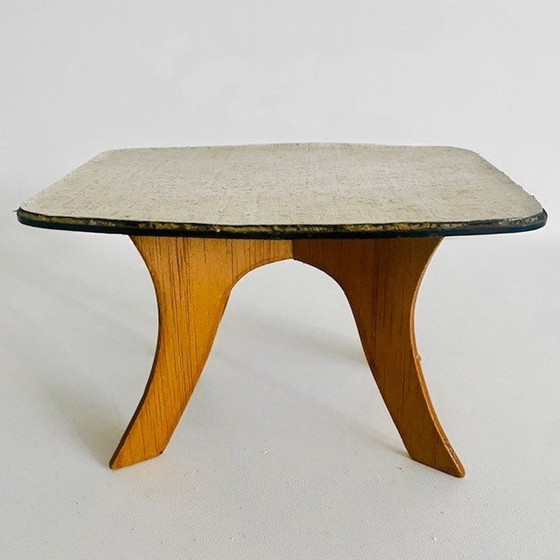 Image 1 of Miniaturmöbel Mid Century Dänisches Design Sessel und Tisch 1960er Jahre