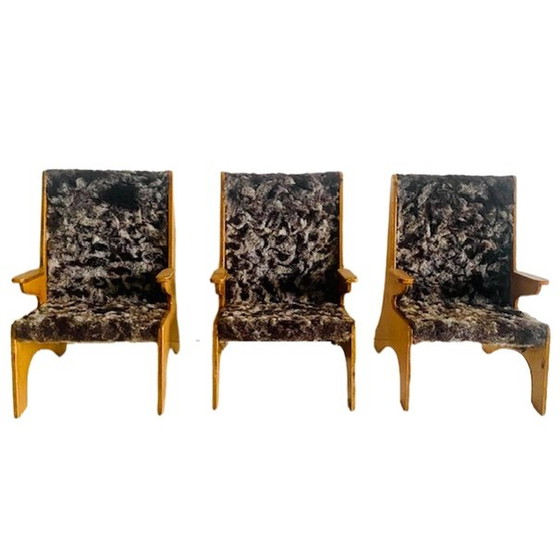 Image 1 of Miniaturmöbel Mid Century Dänisches Design Sessel und Tisch 1960er Jahre