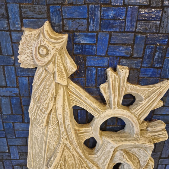 Image 1 of 70'S Wandkunst Brutalist Mozaique Bild