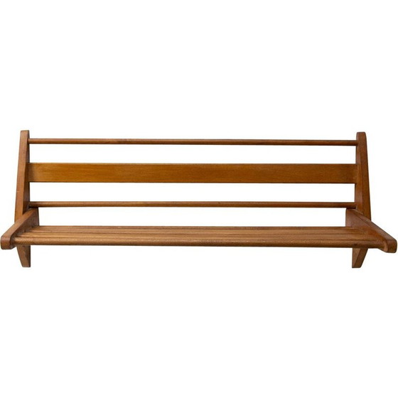 Image 1 of Vintage-Wandregal aus Holz von Krásná Jizba, 1960
