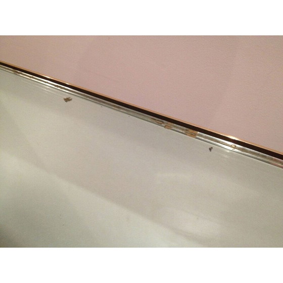 Image 1 of Couchtisch im neoklassischen Stil aus Messing und Glas, 1940