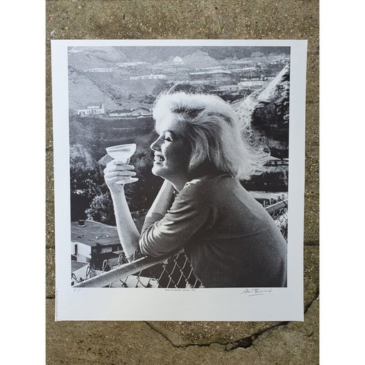 Vintage-Foto von Marilyn Monroe für Georges Barris Malibu, 1962