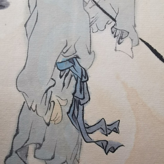 Image 1 of Chinesischer Spiegel, geformt mit geschnitzten Blumen und Zweigen