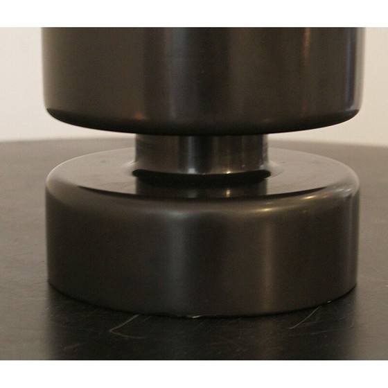 Image 1 of Schwarze Vase aus Marmor von Angelo Mangiarotti Italien 1970s