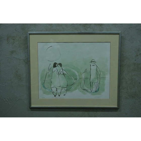 Image 1 of Klassische Lithografie von Stig Deteste, Schweden 1990