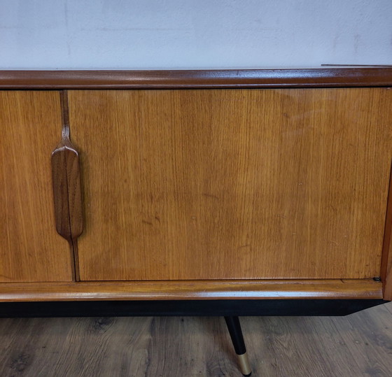 Image 1 of Niedrige Enfilade Scandinave Teak Und Metall