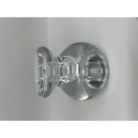 Image 1 of Spulenförmiger Kristall-Kerzenhalter, Vintage, 1970