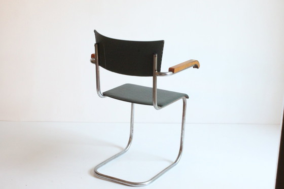 Image 1 of Freischwinger-Sessel aus Stahlrohr, 1930er Jahre