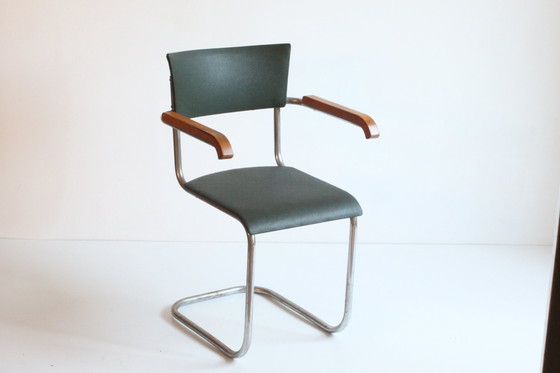 Image 1 of Freischwinger-Sessel aus Stahlrohr, 1930er Jahre