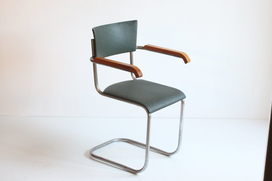 Image 1 of Freischwinger-Sessel aus Stahlrohr, 1930er Jahre