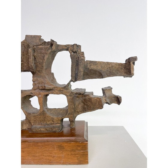 Image 1 of Vintage-Skulptur aus Holz und Metall