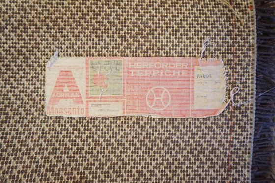 Image 1 of Flower Power Herforder Teppich, 1970er 