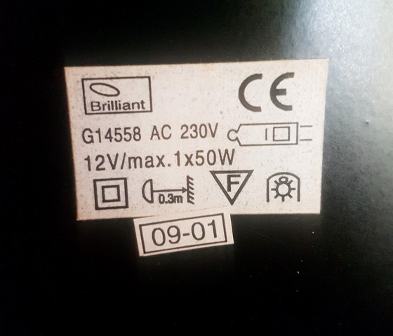 Image 1 of Elegante Stehleuchte aus Messing von Brilliant Leuchten