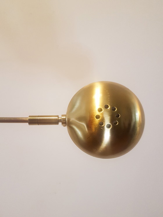 Image 1 of Elegante Stehleuchte aus Messing von Brilliant Leuchten