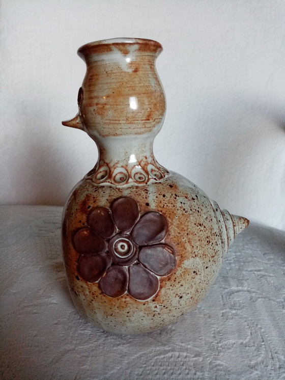 Image 1 of Dominique Pouchain Zoomorphische Vase aus glasiertem Steinzeug