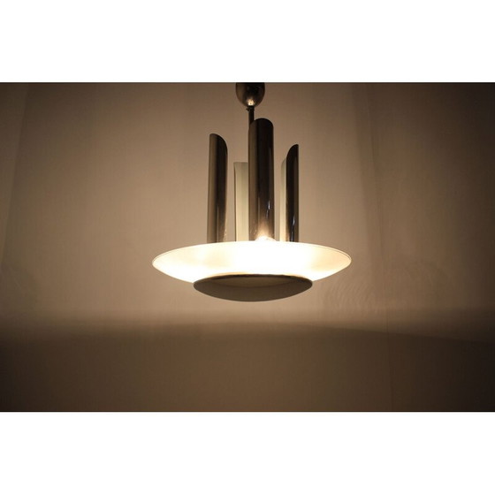 Image 1 of Verchromte Bauhaus-Hängelampe, 1930