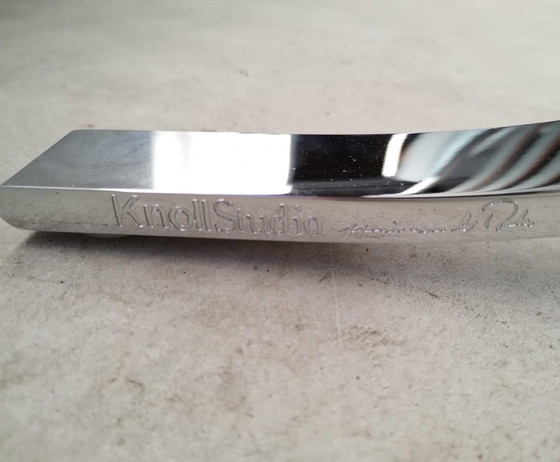 Image 1 of Knoll 2 New- Never-Unused Barcelona Armchairs In Venezia Leder Dunkelbraun Design L. Mies Van Der Rohe Und Lilly Reich 1929