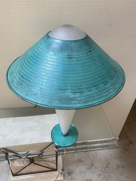 Image 1 of 2x Vintage Tischlampen Kristall