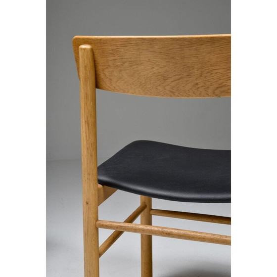 Image 1 of Skandinavischer Vintage-Esszimmerstuhl aus Eichenholz von Børge Mogensen, 1960er Jahre