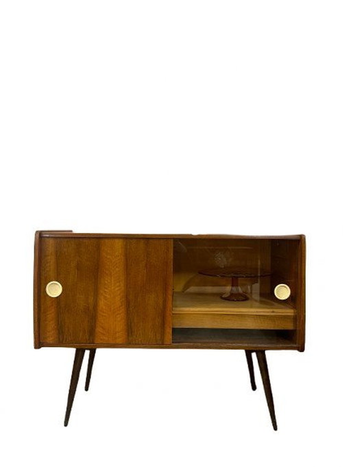 Vintage-Schallplattenspielerschrank