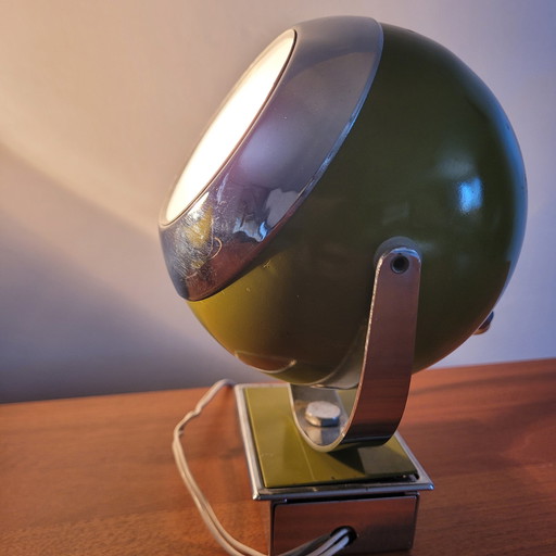 Paar Wandleuchten Spots Eyeball Orientable, Space Age Style, 70