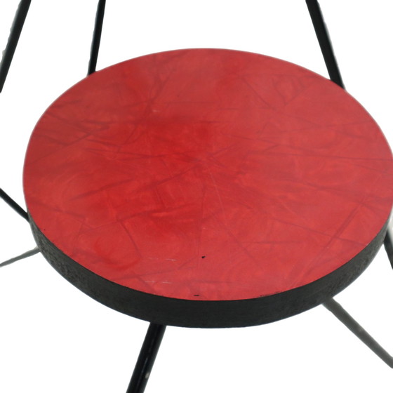 Image 1 of Expo 58 Pflanzentisch , Standard, rund, Resopal Fifties, 71 cm