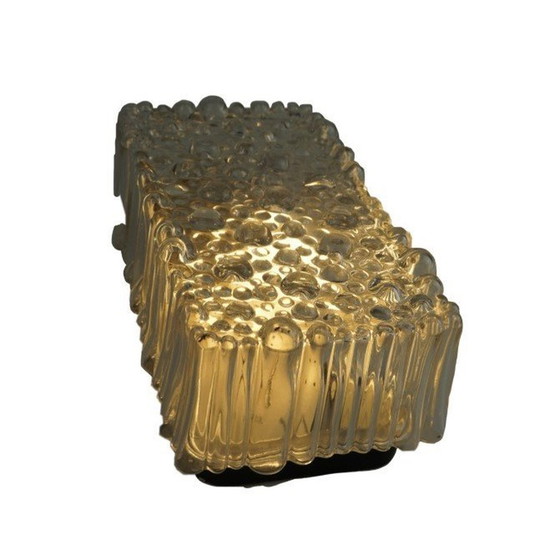 Image 1 of Vintage-Deckenleuchte/Design-Wandleuchte mit Blasenglas