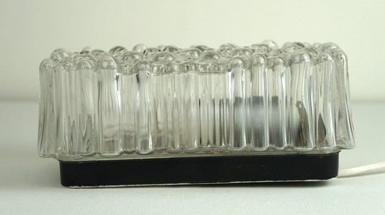 Image 1 of Vintage-Deckenleuchte/Design-Wandleuchte mit Blasenglas