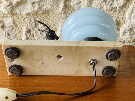 Image 1 of Vintage, Art Deco, Antilopen-Tischlampe, 1920er Jahre