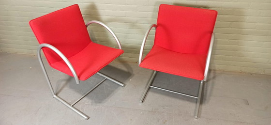 Image 1 of 2 x Metaform Cirkel-Eetkamerstoelen